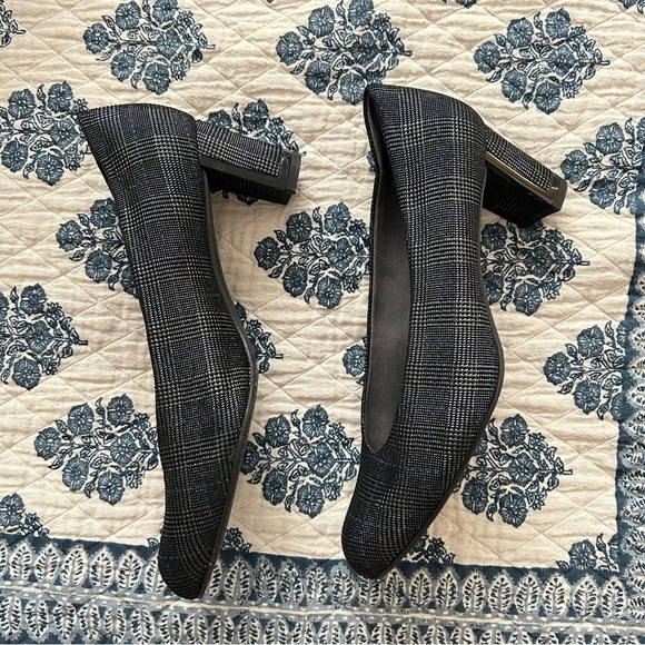 Stuart Weitzman FRAMEF5 Pewter Scotch Woven Pumps – Size 8 - Picture 4 of 11